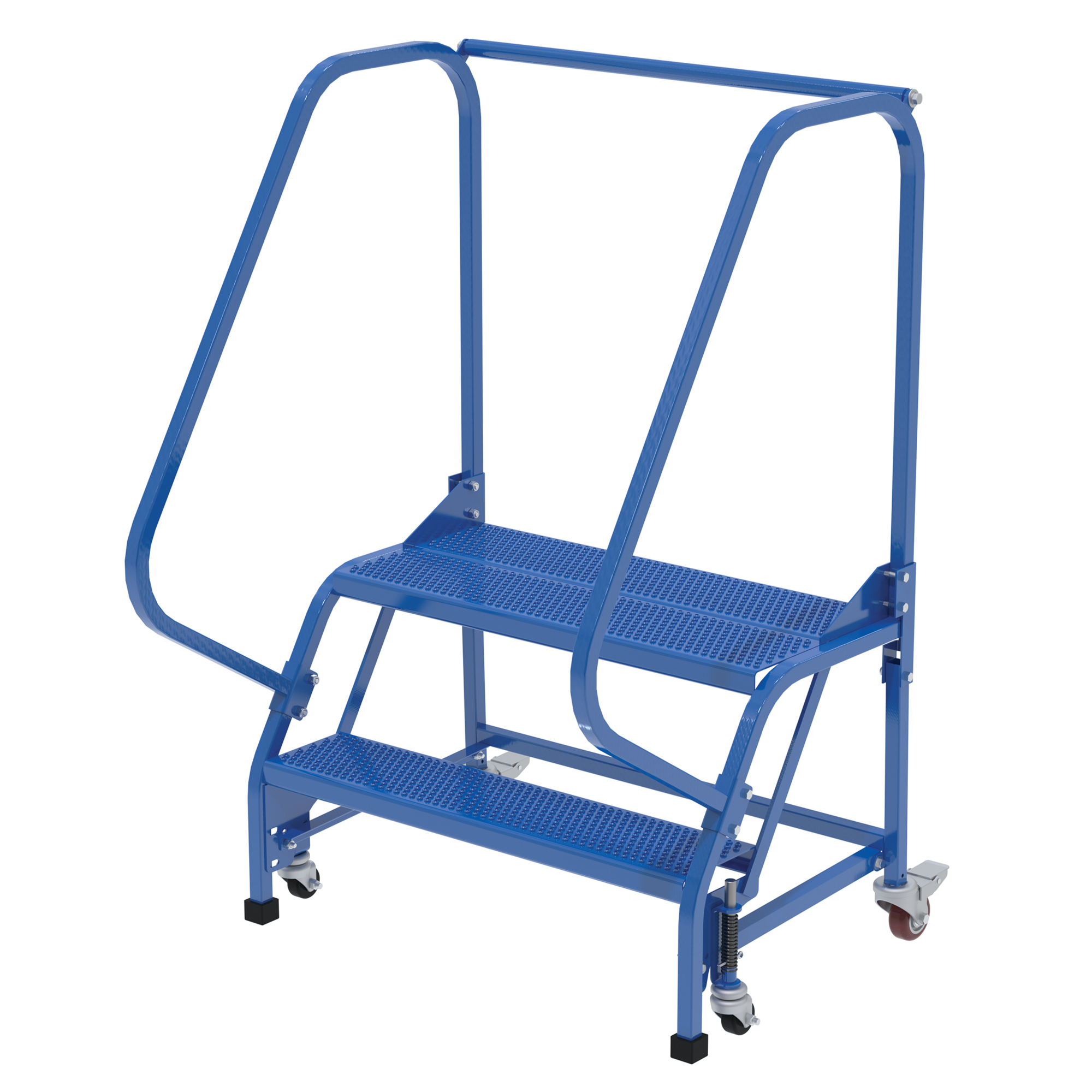Vestil Perforated Warehouse Ladder - 2 Steps, 50in. Overall Height, Steel, Model# LAD-PW-32-2-P